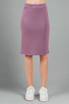 Soft Brushed Skirt - Plum