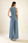 Striped Woven Pant - Blue