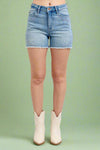 HW Western Embroidery Cut Off Shorts JB140