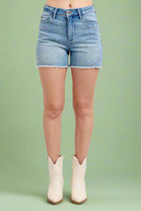 HW Western Embroidery Cut Off Shorts JB140