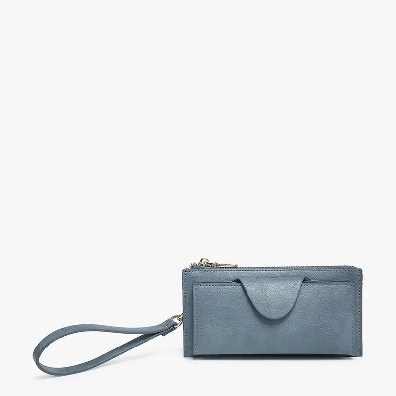 Kyla Wallet With Snap Closure - Jean