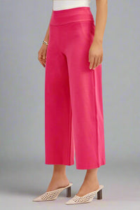 Magic Wide Cropped Pants - Pink Sapphire