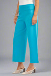 Magic Wide Cropped Pants - Tropical Teal