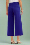 Magic Wide Cropped Pants - Royal