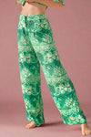 Jade Print Brooklyn Pants - Green