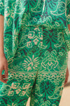 Jade Print Brooklyn Pants - Green