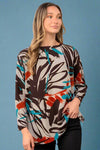 Crew Neck Long Sleeve Top Teal