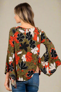 Angel Sleeve Top - Green