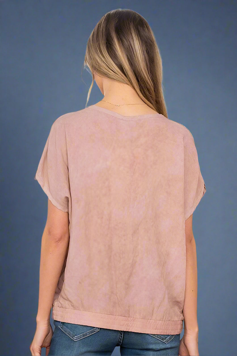 Relaxed Top Mauve