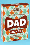 A set of 50 cards with 100 dad jokes included.