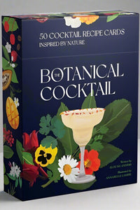 Image of Botanical Cocktail Deck Cards written by Elouise Andre’s and illustrated by Annabelle Lambie.