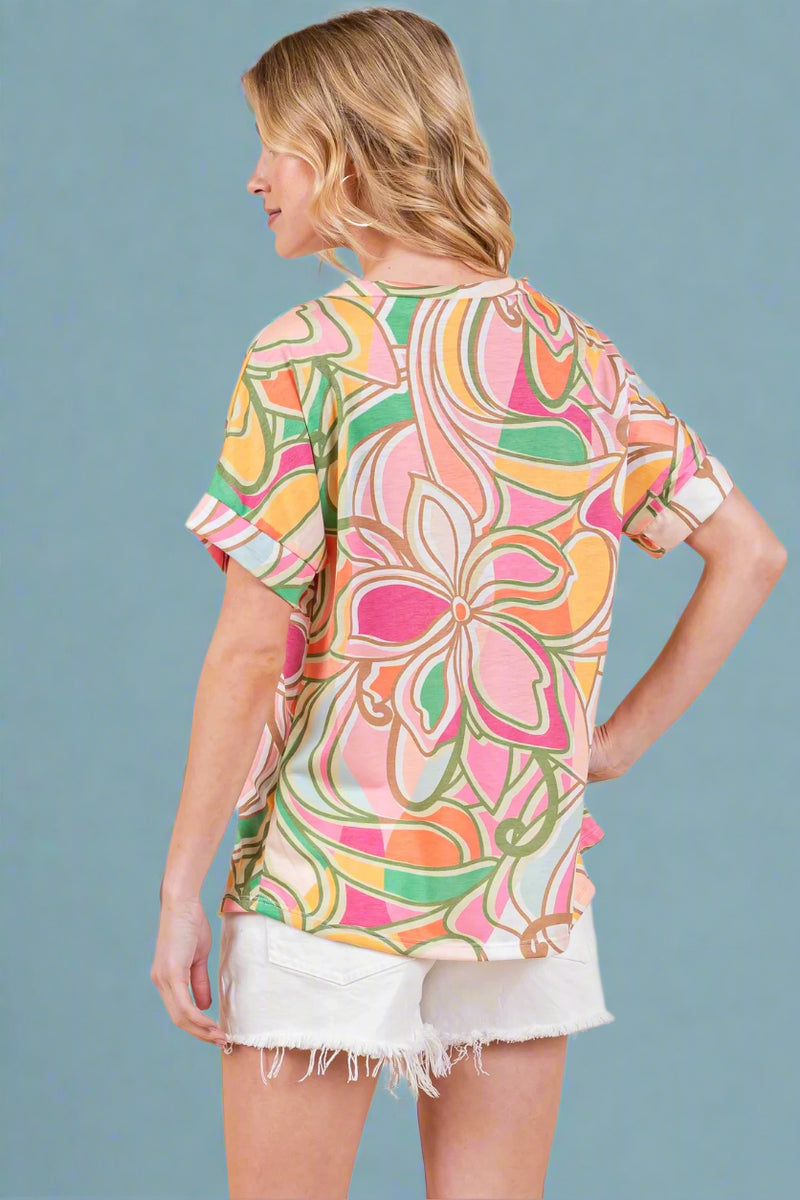 Boho Essential Easy Tee - Multi