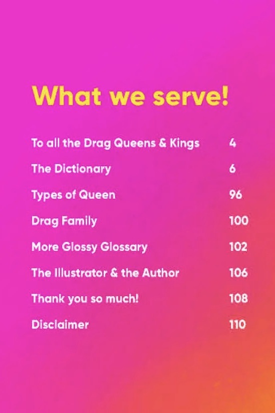 The Drag Dictionary - An illustrated glossary of fierce queen slang