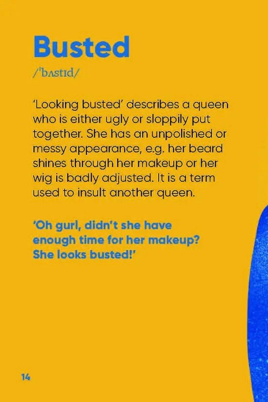 The Drag Dictionary - An illustrated glossary of fierce queen slang