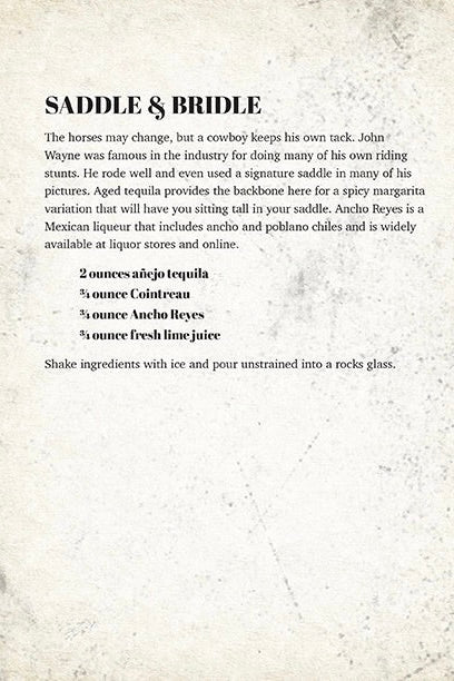 John Wayne: The Official Cocktail Book