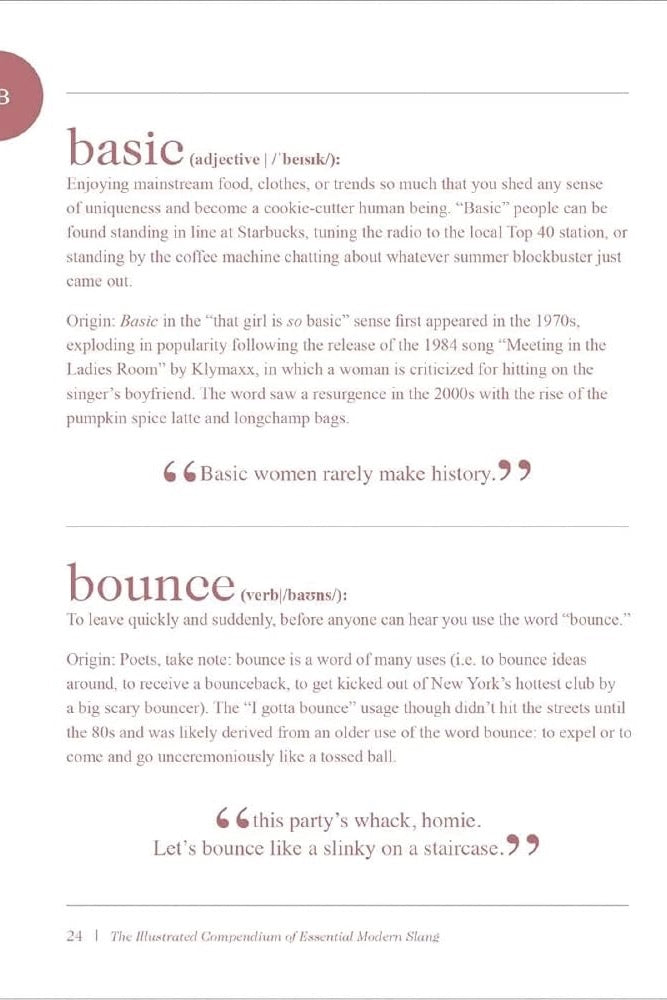 The Illustrated Compendium - Essential Slang
