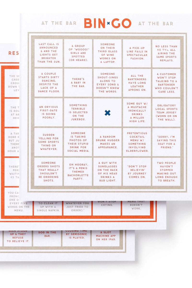 Bingo Get Some Drinks