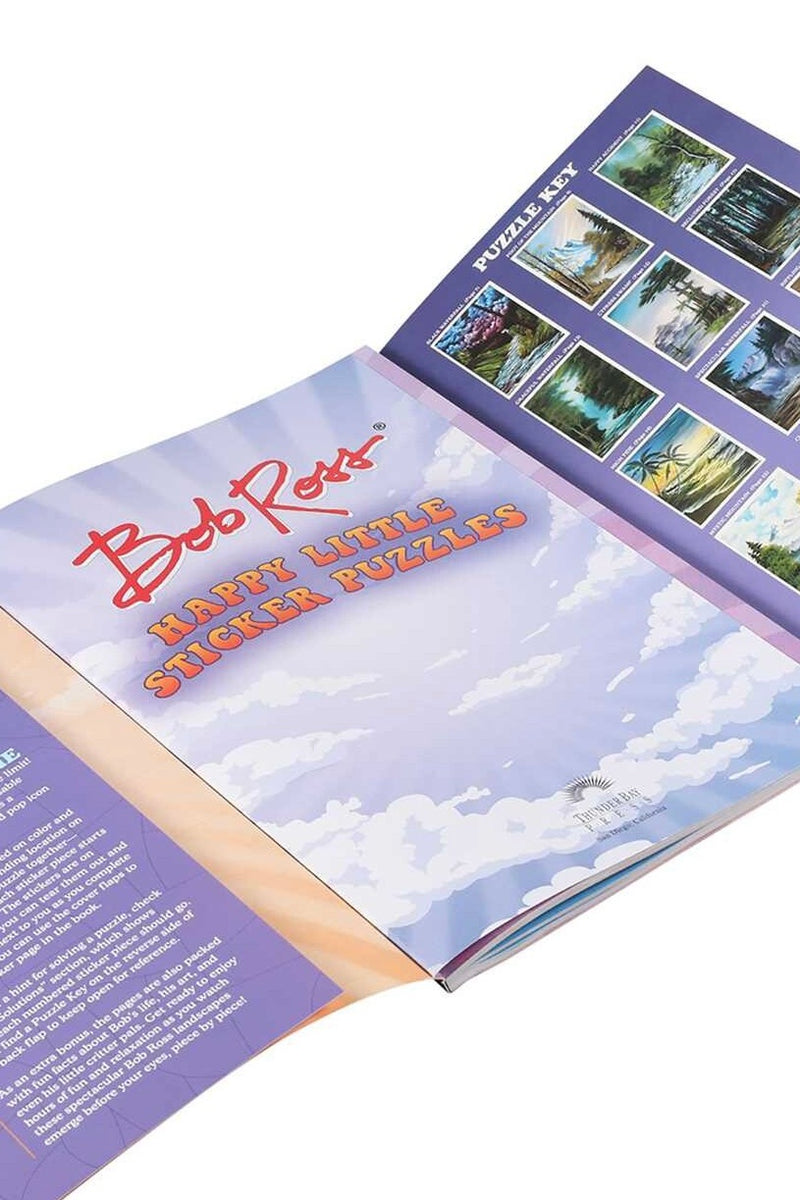 Bob Ross Happy Little Sticker Puzzles
