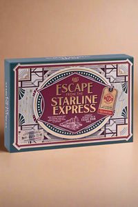This escape room game is called Escape from the Starline Express. Made for 2+ players.