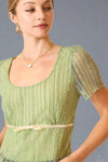 Floral Knit Top - Mint