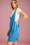 Sleeveless Romper - Ocean