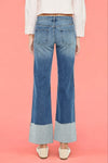 Mid Rise Wide Flare Jeans KC02