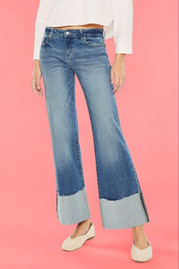 Mid Rise Wide Flare Jeans KC02