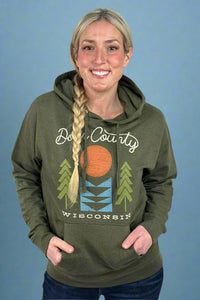 Door County Hoodie - Earth - Olive