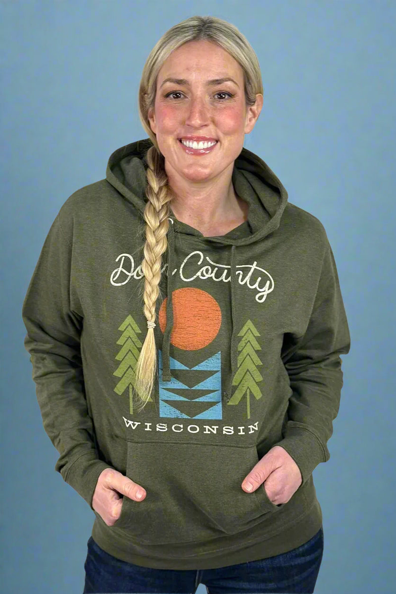Door County Hoodie - Earth - Olive