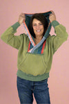 Multi Color Hoodie - Sage