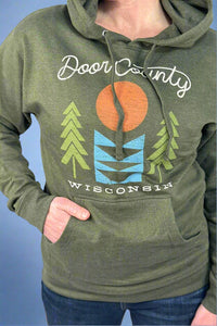 Door County Hoodie - Earth - Olive