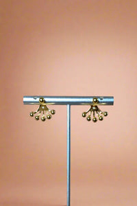 Cute Ball Ear Jacket 18K Gold