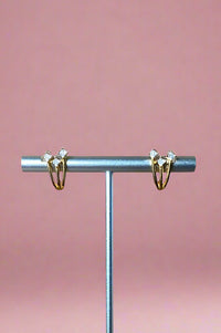 Shooting Stars Stud Earrings 18k Gold