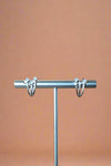 Shooting Stars Stud Earrings Silver