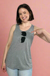 Sunglasses Tank Top - Grey