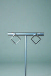 Cute Square Ear Jacket Silver