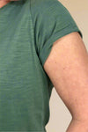 Gwen Cabbage Hem Tee Bamboo Green