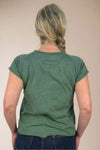 Gwen Cabbage Hem Tee Bamboo Green