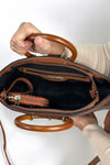 Phoebe Faux Crocodile Tote