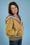 Multi Color Hoodie - Camel