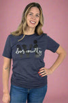 Door County WI Tee Navy