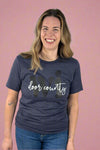 Door County WI Tee Navy