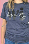 Door County WI Tee Navy