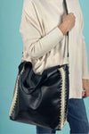 Havana Crossbody Tote - Black