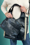 Havana Crossbody Tote - Black