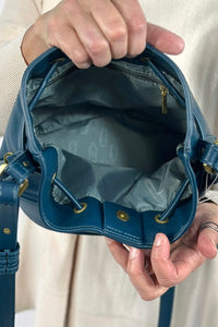 Amber Bucket Bag - Blueberry