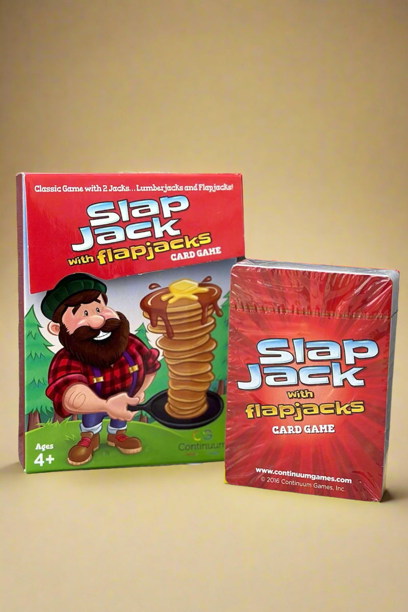 A classic game of matching and slapping sets of cards. For 2-6 players and 4 years+.