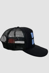 'Boat Babe' Foam Trucker Hat Black
