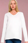 Kedzie Long Sleeve Top White