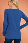Kedzie Long Sleeve Top Navy